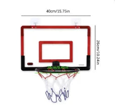 Mini Basketball Hoop for Kids Adults Indoor Small Basketball Hoop for Door Wall Mounted and Room Shooting Ball Sport Game Set