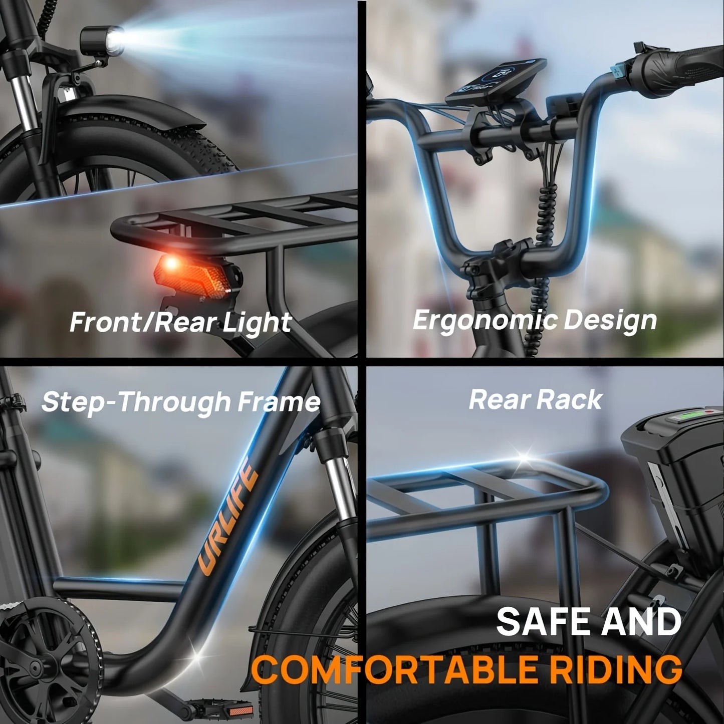 Electric Bike  48V Fat Tire, 7-Speed E-Bike