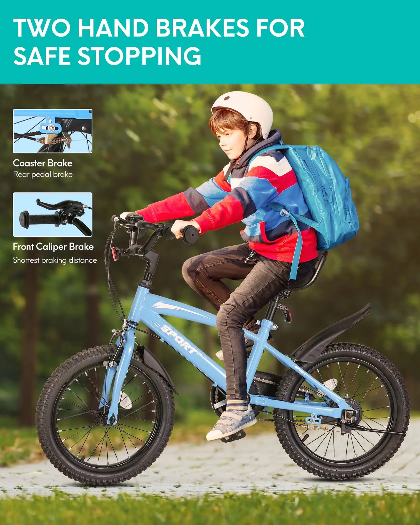 16 Inch Kids Bike with Training Wheels