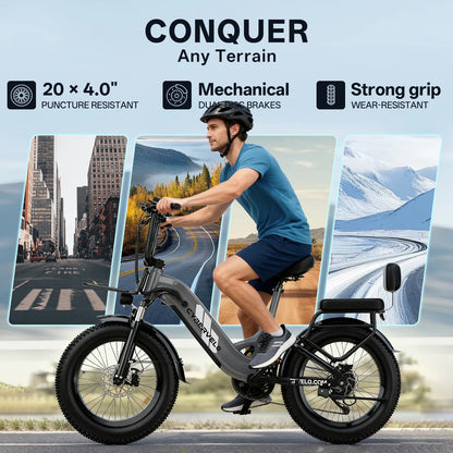 Electric Bike for Adults, 48V 20AH