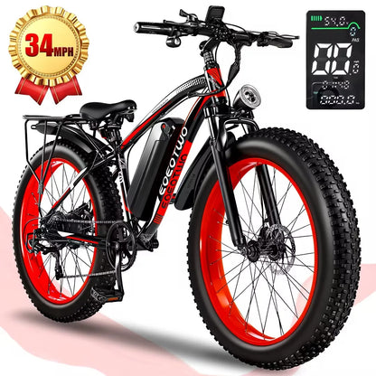 1500W Electric Bike 48V 15Ah Battery