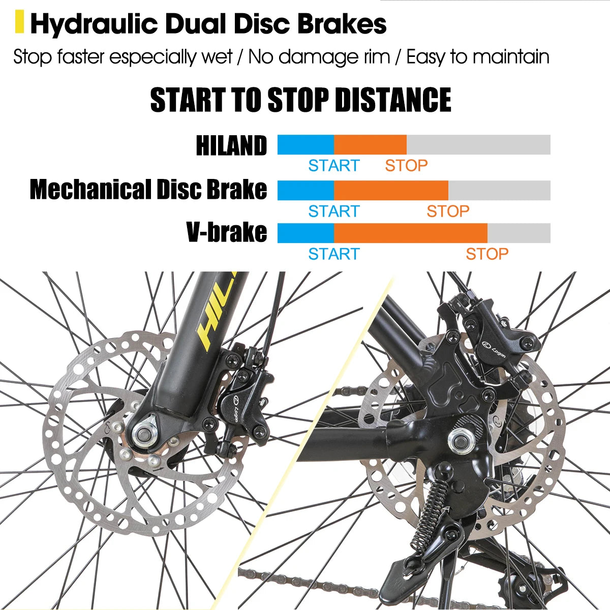 Aluminum Mountain Bike 21 Speeds