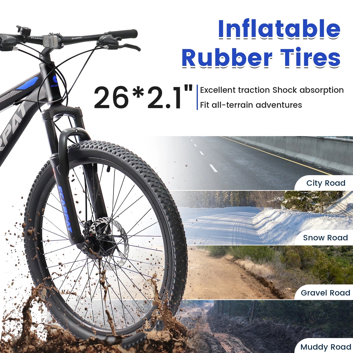 Full Suspension Mountain Bike 24/26/27.5 Inch,