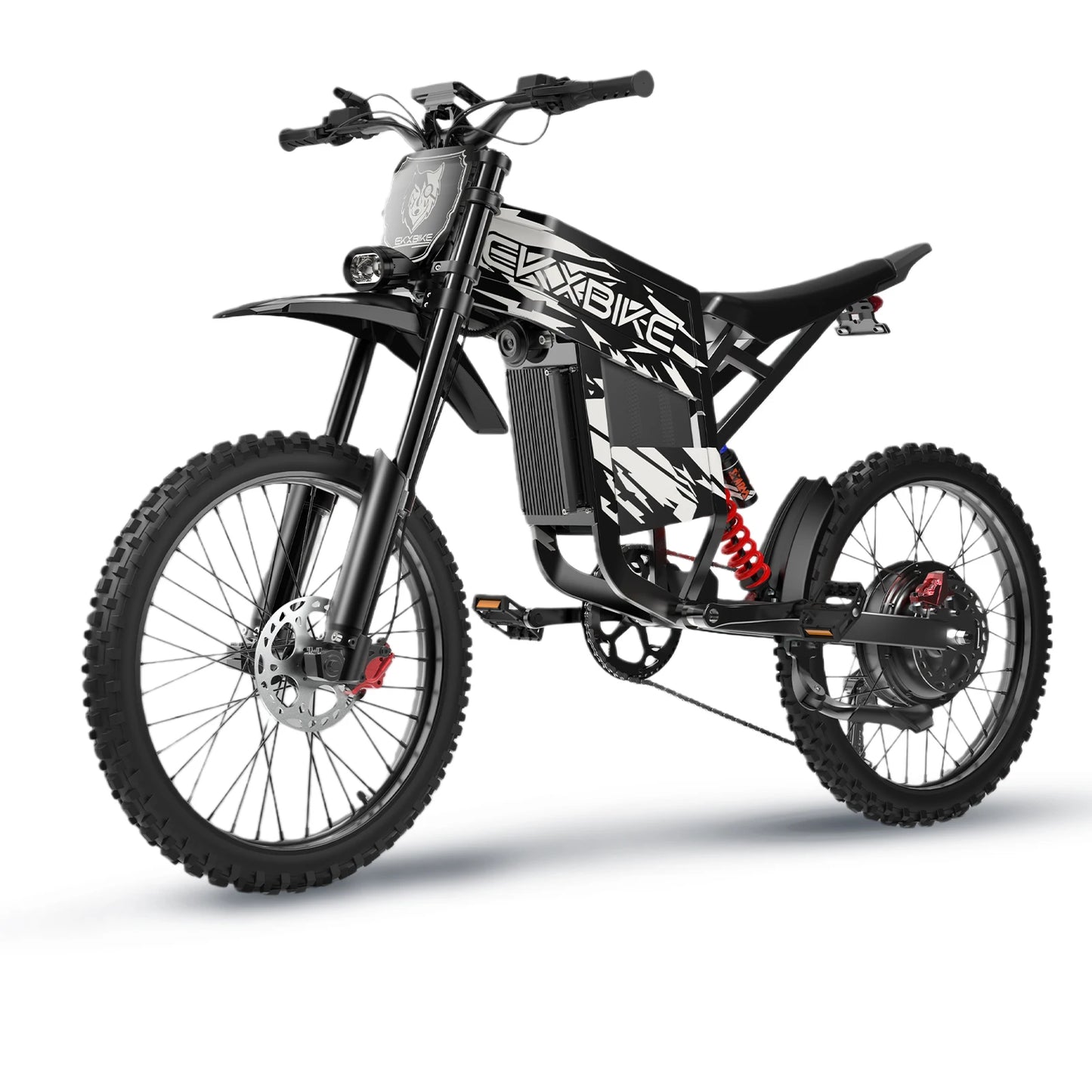 Electric Motorcycles 6000W Brushless Gearless Motors 60V30AH